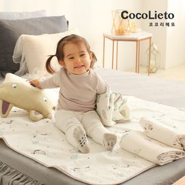 [Lieto_Baby]Rietto Newborn Spring Part Waterproof Mat_Medium 65×85_Eco-friendly Bamboo_Made in KOREA